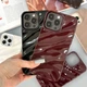 Чохол 3D Wavy Pattern Case для iPhone 16 Brown - зображення 5