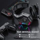 Игровые проводные наушники Onikuma K10 Pro с микрофоном и LED RGB подсветкой Black - изображение 6