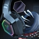 Ігрові дротові навушники Onikuma K10 з мікрофоном та LED RGB підсвічуванням геймерська гарнітура Black - зображення 12