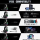 Игровые проводные наушники Onikuma K10 Pro с микрофоном и LED RGB подсветкой Black - изображение 9