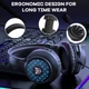 Ігрові дротові навушники з мікрофоном ONIKUMA X7 Gaming with LED |геймерська гарнітура, провідні, з шумоподавленням, USB + AUX 3,5mm, 50 мм динаміки, чутливість 117 дБ, підсвічування| Чорний - зображення 7