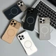 Чохол Glass Matte Aromatherapy Metal Magnetic для iPhone 13 Pro Max Black - зображення 3