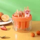 Круглая форма для мороженого ICE CREAM MOLD на 8 порций оранжевый - изображение 2