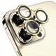 Захисне скло Epik Metal Classic на камеру (в упак.) на Apple iPhone 14 Pro (6.1") / 14 Pro Max (6.7") Золотий / Gold - зображення 6