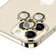Захисне скло Epik Metal Classic на камеру (в упак.) на Apple iPhone 14 Pro (6.1") / 14 Pro Max (6.7") Золотий / Gold - зображення 5