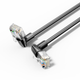 Патч-корд Vention CAT6 UTP Ethernet, 2 м Black, rj-45 - rj-45, 8 жил, 360 °, обертовий (IBSBH) - зображення 1
