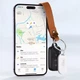 GPS трекер для отслеживания местоположения автомобиля / домашних животных / багажа Ortung локатор на ключи / брелок с наблюдением через приложение для iOS, 6х3 см, белый (103272484) - изображение 3