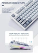 Бездротова механічна Клавіатура Attack Shark K86+наліпки укр розкладки, Bluetooth/2,4g з міні-дисплеєм та поворотною кнопкою гучності, Hot-Swap, RGB-підсвічування - зображення 14