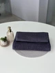 Комплект махрових рушників Ideal Textile 50х90 та 70х140 см 450 г\м2 графітовий - зображення 7