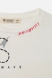 Футболка з коротким рукавом для дівчинки 128 колір молочний YUKI ЦБ-00271379 - зображення 2