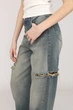 Джинсы baggy женские 40 цвет голубой Zeo Basic ЦБ-00273491 - изображение 4