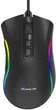 Проводная игровая мышь XTRIKE ME GM-226 gaming mouse RGB, 1200-7200 4 step DPI, USB, 1.5m, black - изображение 1