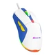 Дротова ігрова миша XTRIKE ME GM-227 wired mouse, 1200-3600 4step dpi, USB, 1.5m, white - зображення 3