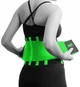 Пояс компрессионный MadMax MFA-277 Slimming belt L Black/Neon Green (MFA-277-GRN_L) - изображение 2