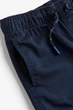 Штаны карго из твила с накладными карманами для мальчика H&M 116 см (5-6Y) темно-синий - изображение 2