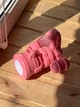 Детский пистолет пулемет Bubble Gun 14 см генератор мыльных пузырей автоматический Розовый - изображение 7