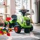 Дитячий трактор каталка Falk Baby з причепом Claas 212C дитяча лопатка грабельки толокар для малюків від 1 року машинка каталка толокар машинка дитяча для катання - изображение 6