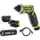 Викрутка акумуляторна Ryobi RSD4-120TA2, USB Lithium, 4V, 1х2Ah, 5Нм, 200об/хв, 2 насадки ,10 біт, кейс [119483] - зображення 1
