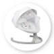 Укачивающий центр качели MoMi Kenani Light grey качели детские шезлонг для малышей от первых дней жизни детский шезлонг качели для малышей от рождения шезлонг-качели укачивающие качели - изображение 7