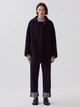 Пальто осеннее женское Uniqlo 486476125 XL Синее ( 1159828521) - изображение 3