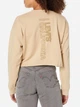 Світшот на флісі жіночий Levi`s 721443772 XL Бежевий (1159823753) - зображення 2