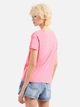 Футболка хлопковая женская Armani Exchange 847717289 L Розовая с принтом (1159826599) - изображение 2