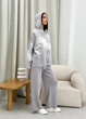 Свитшот женский вязаный серый Vibe, XXL ART KNIT 037861 - изображение 4