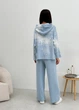 Свитшот женский вязаный ART KNIT голубой Vibe, S 035880 - изображение 4