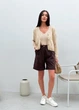 Кардиган женский ART KNIT ажурный бежевый, L 035650 - изображение 6