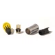 Разъем XLR 3 штекер, XLR Male plug SA262A-SC-PG-WP, 3pin, литые контакты, золото, зажим-крокодил, серия WP, на кабель диам. 3.0-6.5 мм, корпус-металл - изображение 3