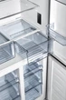 Gorenje Холодильник SBS, 182х64х80см, 4 двері, 265(129)л, А++, Інвертор , Зона св-ті, Внутр. Диспл, Нерж - изображение 8