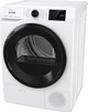 Сушильна машина Gorenje тепловий насос, 9кг, A++, 60см, дисплей, 16 програм, Wi-Fi, білий - изображение 2