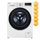 Прально-сушильна машина LG фронтальна, 9(6)кг, 1400, А, 56см, дисплей, пара, інвертор, білий (F4V7VG1W) - изображение 2