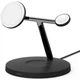 Бездротовий зарядний пристрій Belkin BoostCharge Pro 3-in-1 Wireless Charging Stand with MagSafe (WIZ017TTBK) Black - зображення 1