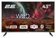 Телевізор 43" LED 4K 60Hz Smart WebOS Black 2E (2000003306015) - зображення 2