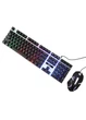 Комплект проводной Клавиатура и мышка с LED подсветкой от USB К01 клавиатура игровая - изображение 1