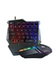Игровой комплект клавиатура и мышь G506 под одну руку с RGB подсветкой 2в1 - изображение 2