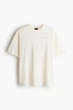 Футболка з принтом H&M Loose Fit XL білий 1034065120 - зображення 6