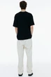 Футболка H&M Loose Fit S чорний 1225605006 - изображение 5