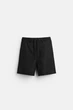 Шорти зі 100% льону Zara M чорний 2634/601/800 - изображение 5