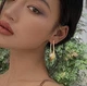 Серьги акцентна бижутерия Жозефина jeweston золотистые - изображение 5