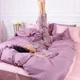 Пододеяльник MirSon Сатин Premium 0199+0231 Violet 200х220 (2200001220249) - изображение 8
