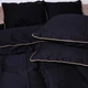 Комплект постельного белья MirSon Сатин Premium Corner Black Pearl 220x240 см (2200001484467) - изображение 7