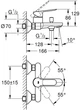 Набор смесителей GROHE BauEdge 123365S1 (23330000+23605000+26748003) - изображение 8