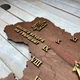 Часы настенные в форме карты Украины, часы карта Украины, часы патриотические HWD (A0664) - изображение 4