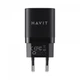 Зарядний пристрій HAVIT HV-UC30 GaN 30W USB+USB-C Black - зображення 2