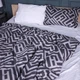 Комплект постельного белья Mirson Полуторный 143х210 см 22-1395 Geometric Design Сатин (2200010565188) - изображение 1