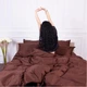 Простынь на резинке MirSon 0211 Cacao 160х190х25 (2200001085039) - изображение 4