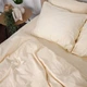 Простынь на резинке MirSon двуспальная 150x190+25 см 0840 Ivory Сатин (2200002023559) - изображение 3