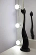 Гримерный стол с LED-освещением и 5 вместительными ящиками, ЛАМПЫ В КОМПЛЕКТЕ, 160*80*40 см, дуб крафт белый, MirrorRika - изображение 3